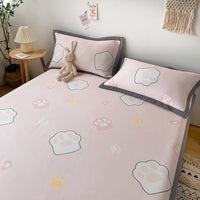 HKM-223891 Soft Ice Silk Washable Folding Bed Mat - Summer Comfort (1.8M, 1.5M, 1.2M)