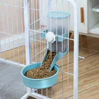 HKM-2239165 Large-Capacity Cat and Dog Water Dispenser and Automatic Feeder with Transparent Design