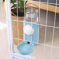 HKM-2239165 Large-Capacity Cat and Dog Water Dispenser and Automatic Feeder with Transparent Design