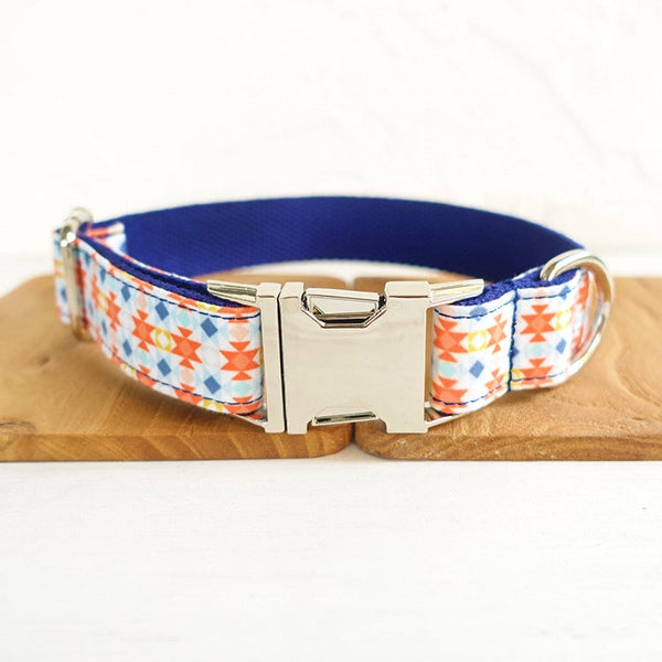 HKM-2240957 Bohemian Style Polyester Dog Collar - Adjustable Fit and Unique Design