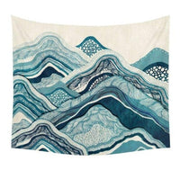 HKM-224275 Indian Hippie Wall Tapestry - Polyester Blend, Decorative Art for Living Rooms and Bedrooms, Available in Multiple Sizes