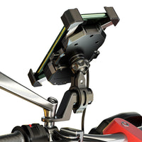 HKM-224275 Wireless USB Charging Mobile Phone Holder with Adjustable Clamp and Fast Charge Support