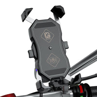 HKM-224275 Wireless USB Charging Mobile Phone Holder with Adjustable Clamp and Fast Charge Support