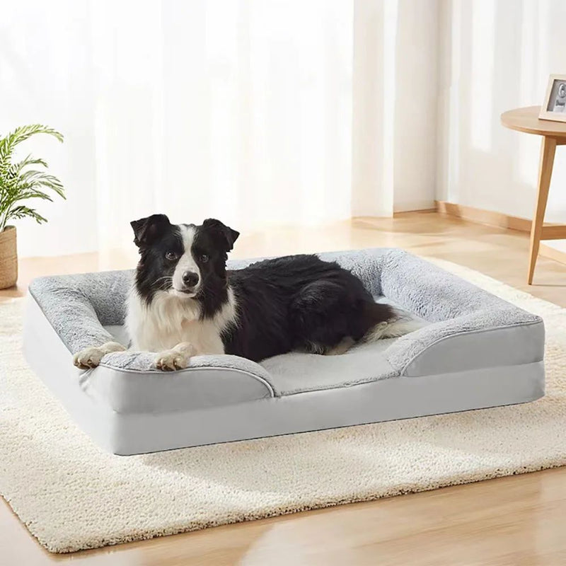 HKM-2243389 Waterproof Sofa Bed for Medium to Large Dogs and Cats - Comfortable Pet Nest with Soft Blanket
