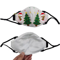 HKM-224339 Glowing Christmas Party Mask with Adjustable Cord, 14cm x 22cm, 200mAh Battery for 2-3 Hours Use