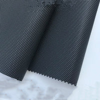 HKM-224403 PVC Basketball Stripe Faux Leather - Scratch Resistant Oxford Cloth, 137cm Wide, Ideal for Shoes, Luggage, and Sporting Goods