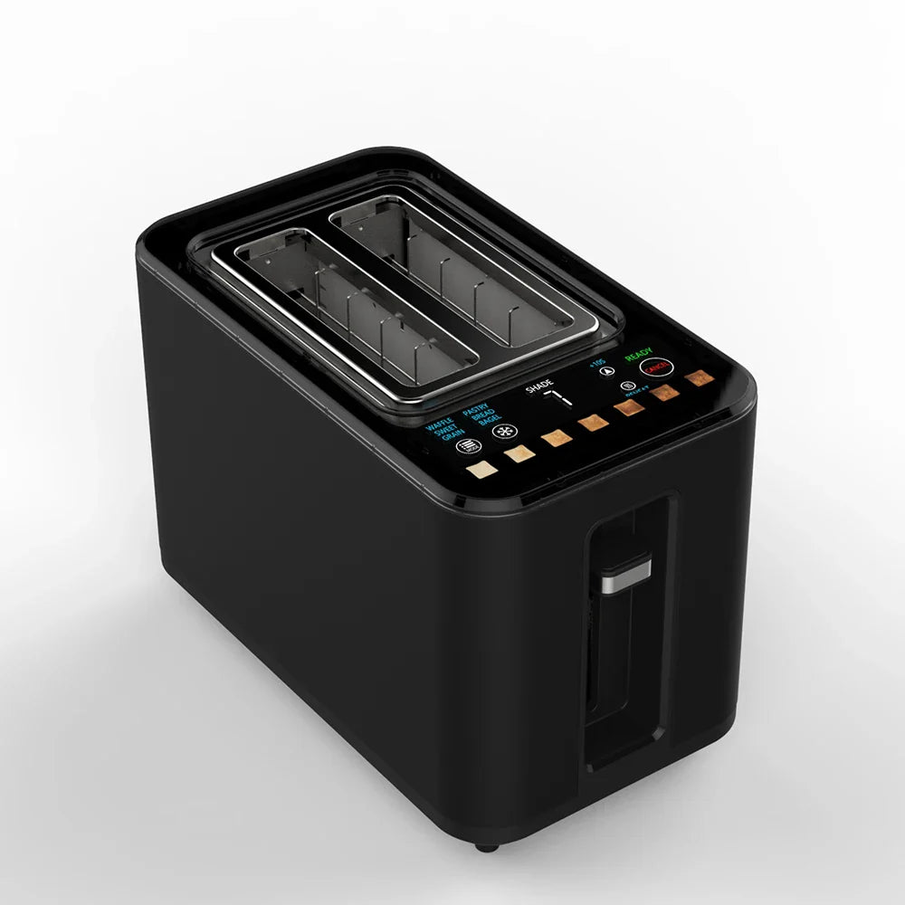 HKM-224467 Digital Timer Bread Toaster with Smart Touchscreen and Sandwich Clamps