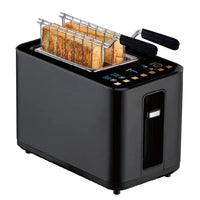 HKM-224467 Digital Timer Bread Toaster with Smart Touchscreen and Sandwich Clamps