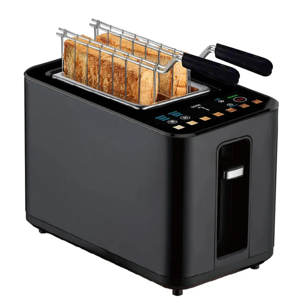HKM-224467 Digital Timer Bread Toaster with Smart Touchscreen and Sandwich Clamps