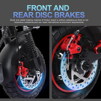 HKM-224595 Foldable Electric Scooter 48V 15Ah, 800W Motor, 55km Range, Off-Road Tires, Dual Suspension