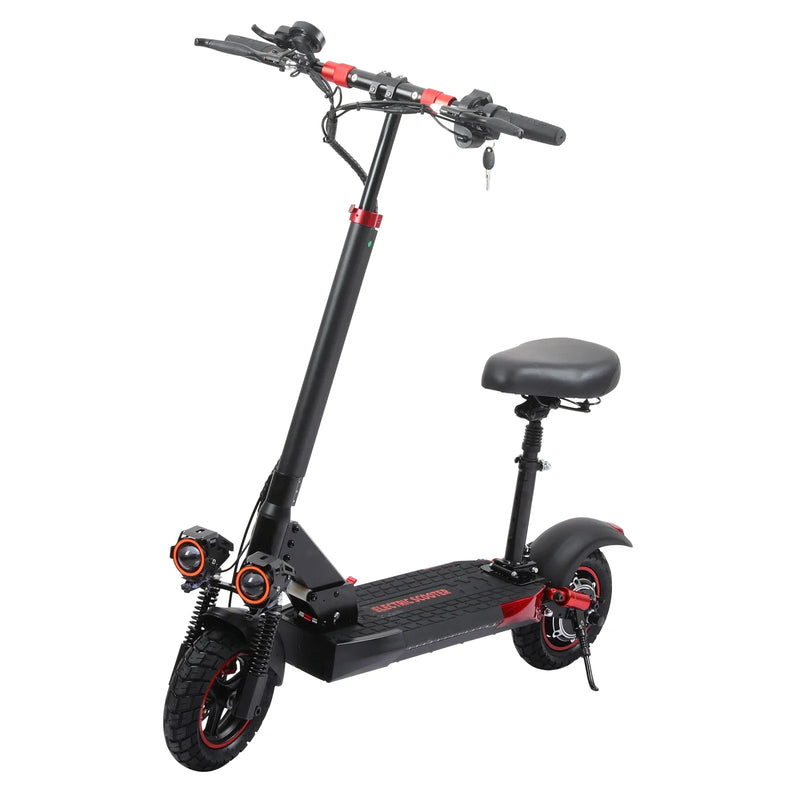 HKM-224595 Foldable Electric Scooter 48V 15Ah, 800W Motor, 55km Range, Off-Road Tires, Dual Suspension