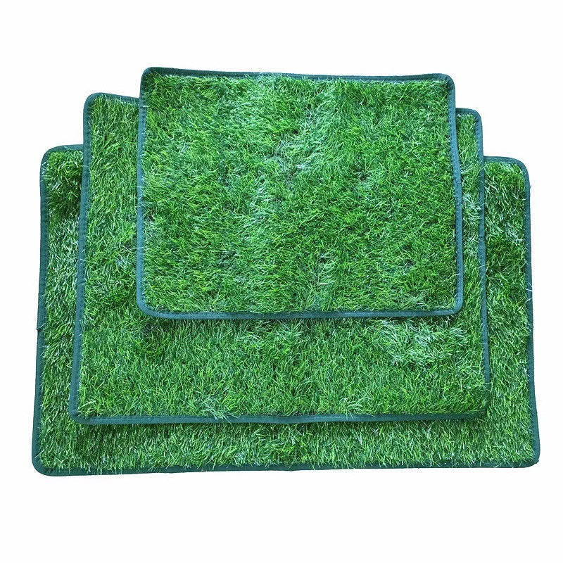 HKM-2246589 Artificial Pet Grass Mat for Dogs and Cats, Indoor and Outdoor Use, Green, Various Sizes Available