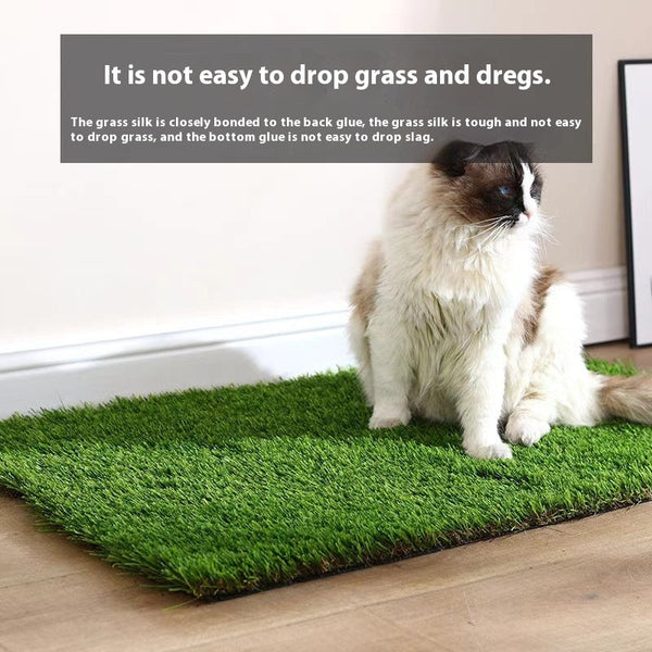 HKM-2246589 Artificial Pet Grass Mat for Dogs and Cats, Indoor and Outdoor Use, Green, Various Sizes Available
