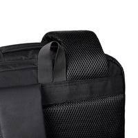 HKM-224787 Lightweight Double-Headed Zipper Laptop Backpack with USB Charging Capability