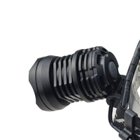 HKM-224787 Telescopic Zoom LED Headlight - Waterproof, USB Rechargeable, 50W, 200-500m Range