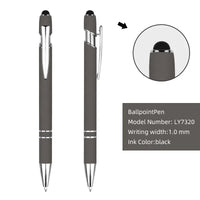 HKM-224851 Customisable Multi-Colour Ballpoint Pens with Plastic and Metal Design