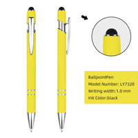 HKM-224851 Customisable Multi-Colour Ballpoint Pens with Plastic and Metal Design