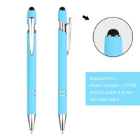 HKM-224851 Customisable Multi-Colour Ballpoint Pens with Plastic and Metal Design