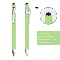 HKM-224851 Customisable Multi-Colour Ballpoint Pens with Plastic and Metal Design