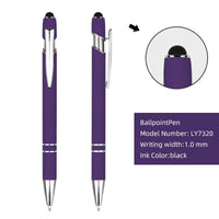 HKM-224851 Customisable Multi-Colour Ballpoint Pens with Plastic and Metal Design