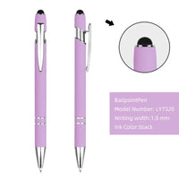 HKM-224851 Customisable Multi-Colour Ballpoint Pens with Plastic and Metal Design