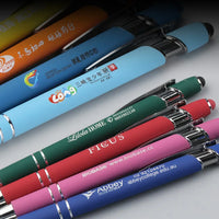HKM-224851 Customisable Multi-Colour Ballpoint Pens with Plastic and Metal Design