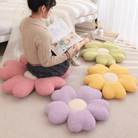 HKM-224851 Soft Petal Plush Dining Chair Cushion for Modern Spaces