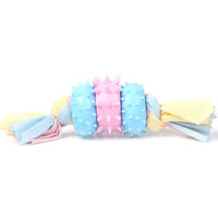 HKM-224915 Durable TPR Dog Toy with Three Circle Design for Molar Cleaning and Biting Fun