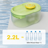HKM-2251965 Automatic Cat Water Fountain 2.2L with Ultra-Quiet Operation and Filtration System
