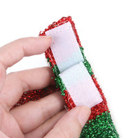 HKM-2252861 Festive Pet Cloak in Red and Green Stripes or Snowflakes for Christmas Celebrations