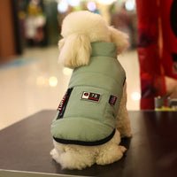 HKM-2254909 Cozy Cotton Dog Vest in Grey and Orange - Available in Sizes S to 2XL