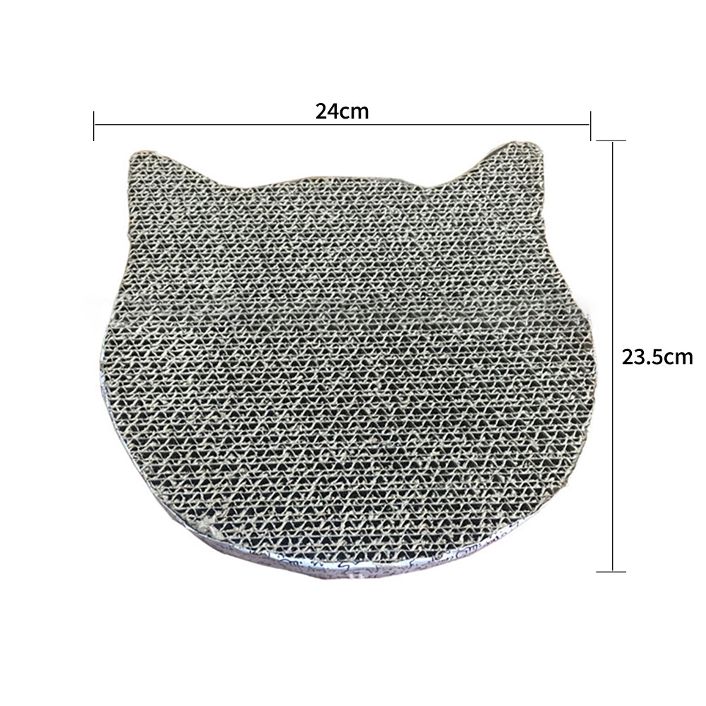 HKM-2256445 Corrugated Paper Scratcher Cat Toy - Fish, Butterfly, Cat Head Designs