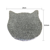 HKM-2256445 Corrugated Paper Scratcher Cat Toy - Fish, Butterfly, Cat Head Designs