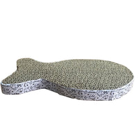 HKM-2256445 Corrugated Paper Scratcher Cat Toy - Fish, Butterfly, Cat Head Designs