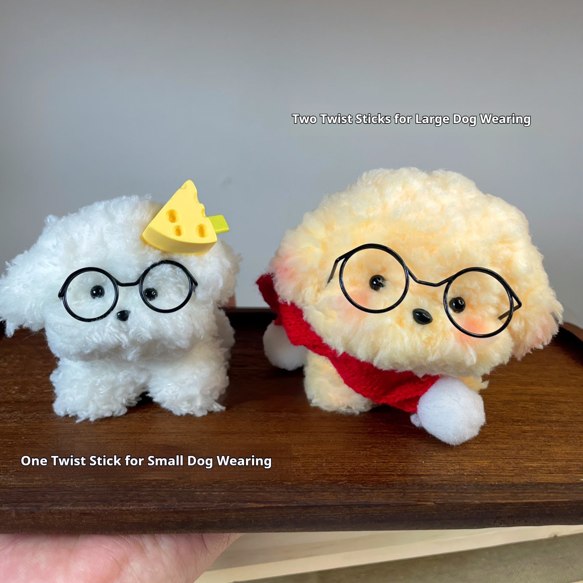 HKM-2257853 Mini Glasses Frame DIY Ornament Accessories - Metal Eyes Design, Available in Various Colors and Patterns