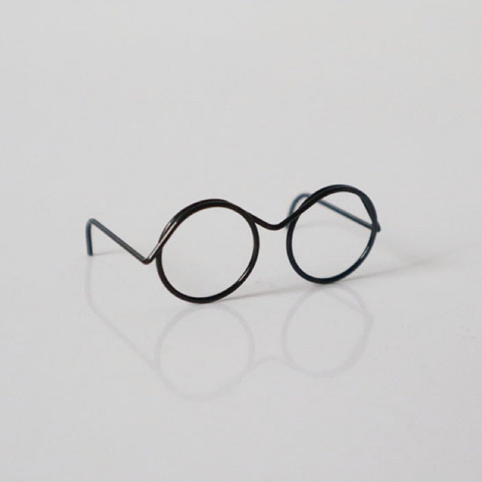 HKM-2257853 Mini Glasses Frame DIY Ornament Accessories - Metal Eyes Design, Available in Various Colors and Patterns