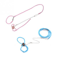 HKM-2260029 Adjustable Nylon Training Traction Rope for Hamsters with Soft Comfort and Bell