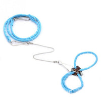 HKM-2260029 Adjustable Nylon Training Traction Rope for Hamsters with Soft Comfort and Bell