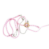 HKM-2260029 Adjustable Nylon Training Traction Rope for Hamsters with Soft Comfort and Bell