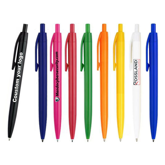 HKM-226003 Customisable Plastic Ballpoint Pens with Imprint Options
