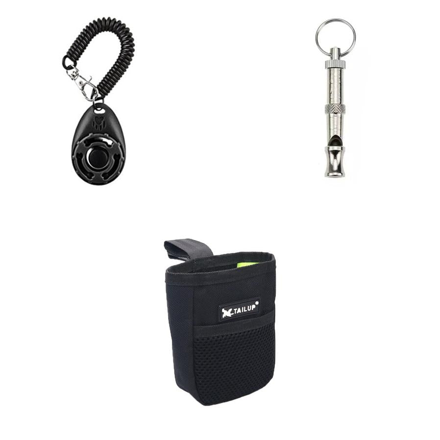 HKM-226067 Interactive Dog Training Accessories Set - Includes Whistle, Clicker, Frisbees, and Balls