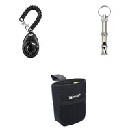 HKM-226067 Interactive Dog Training Accessories Set - Includes Whistle, Clicker, Frisbees, and Balls