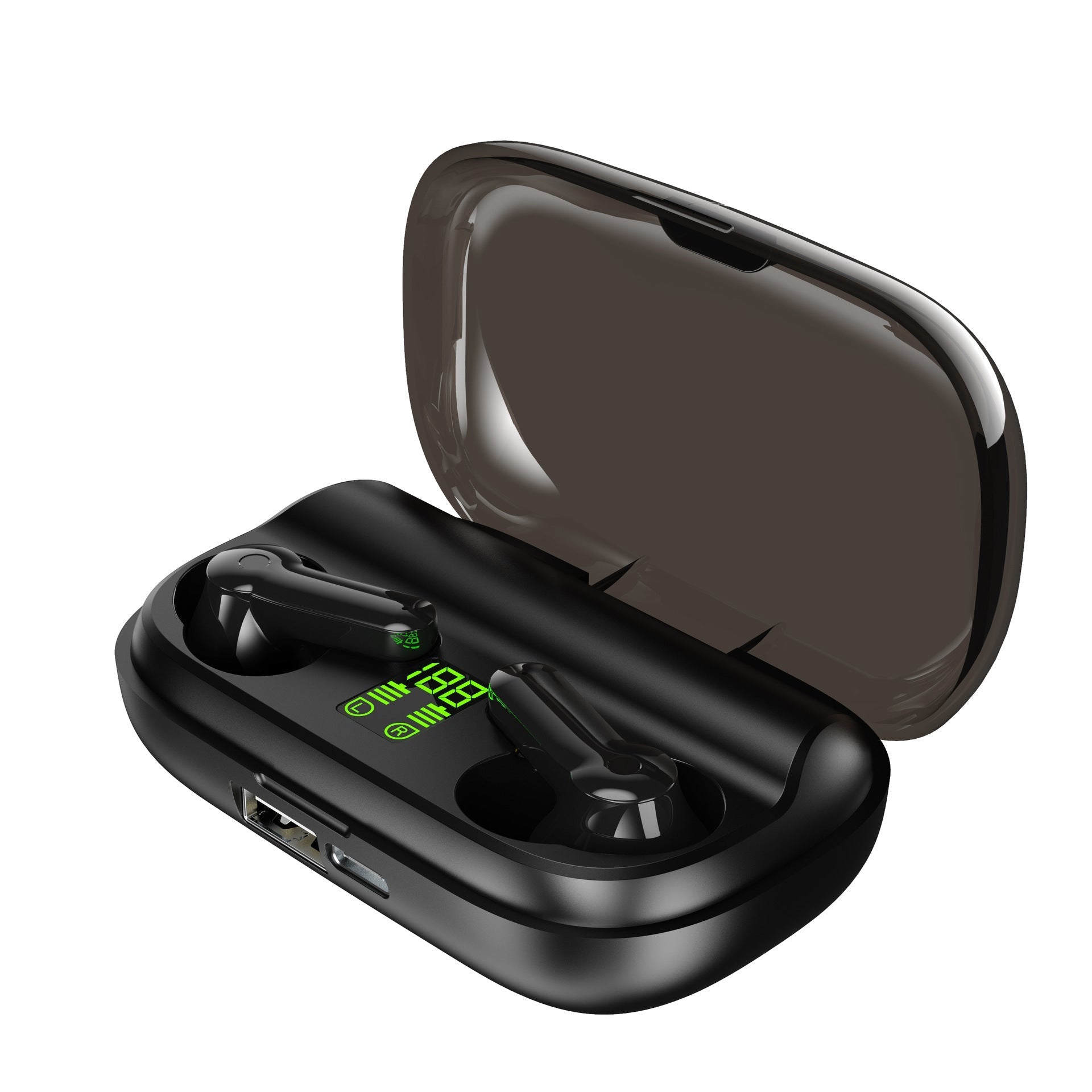 HKM-226067 Wireless Bluetooth Headset with Stereo Sound, Noise Isolation, and NFC Functionality