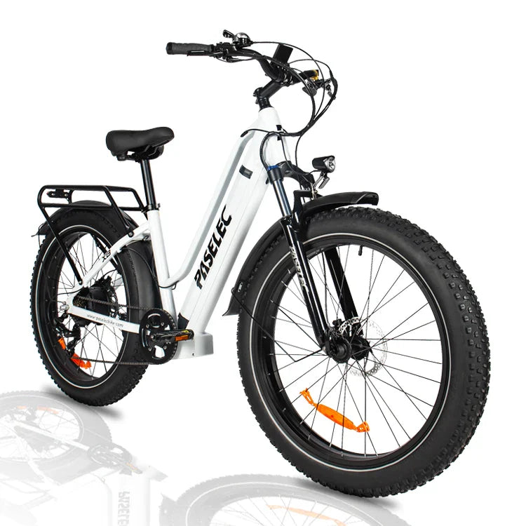HKM-226195 Electric Road Bike 26-inch Aluminum Frame 48V 19.2Ah Lithium Battery Hydraulic Disc Brakes 7-Speed Gear