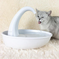 HKM-2262077 Automatic Cat Water Fountain Dispenser with Silent Pump and Easy-Clean Design, 2.36L Capacity