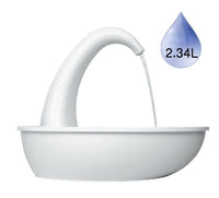 HKM-2262077 Automatic Cat Water Fountain Dispenser with Silent Pump and Easy-Clean Design, 2.36L Capacity