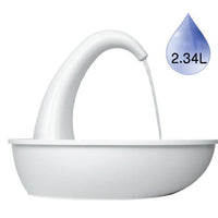 HKM-2262077 Automatic Cat Water Fountain Dispenser with Silent Pump and Easy-Clean Design, 2.36L Capacity