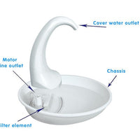 HKM-2262077 Automatic Cat Water Fountain Dispenser with Silent Pump and Easy-Clean Design, 2.36L Capacity