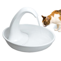 HKM-2262077 Automatic Cat Water Fountain Dispenser with Silent Pump and Easy-Clean Design, 2.36L Capacity