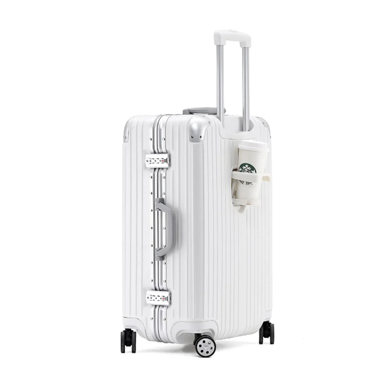 HKM-226259 Unisex Carry-On Trolley Luggage Suitcase with Integrated Password Lock